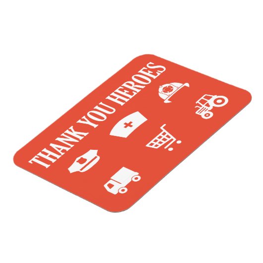 Magnet Flexible Héros | Frontliners | MERCI (Côté Gauche)