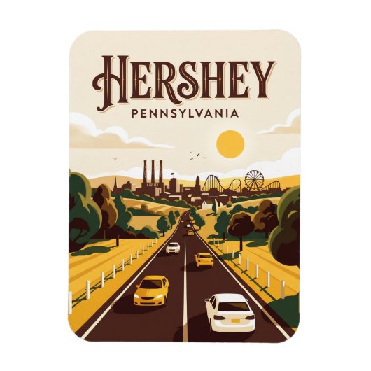 Magnet Flexible Hershey États-Unis (Vertical)