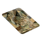 Magnet Flexible Heure de pointe, New York par Max Weber, Cubisme V (Côté Droit)