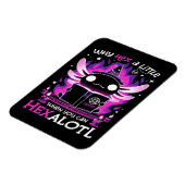 Magnet Flexible Heure de Sortie Axolotl - Salamandre (Côté Gauche)