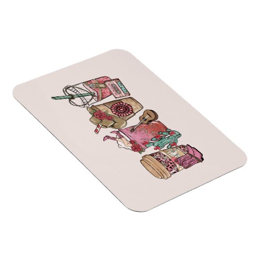 Magnet Flexible Heure du café Cowboy (Côté Droit)