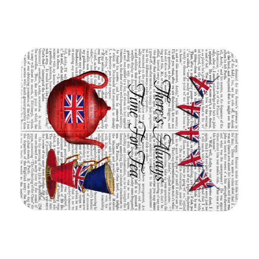 Magnet Flexible Heure Du Thé 2 (Horizontal)