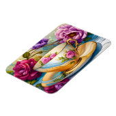 Magnet Flexible Heure du thé - Art de tasse à thé  (Côté Gauche)