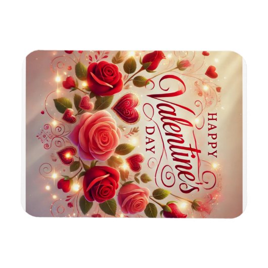 Magnet Flexible Heureuse Sainte-Valentin (Horizontal)