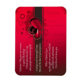 Magnet Flexible heureuse Sainte-Valentin (Vertical)