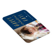 Magnet Flexible Heureuse Sainte-Valentin Gold Parties scintillant  (Côté Droit)