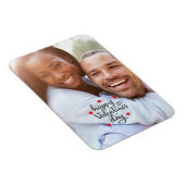 Magnet Flexible Heureuse Sainte-Valentin photo (Côté Droit)