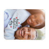 Magnet Flexible Heureuse Sainte-Valentin photo (Horizontal)
