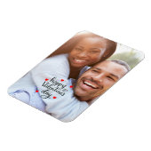 Magnet Flexible Heureuse Sainte-Valentin photo (Côté Gauche)