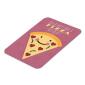 Magnet Flexible Heureuse Sainte-Valentin Pizza Slice Humour (Côté Gauche)