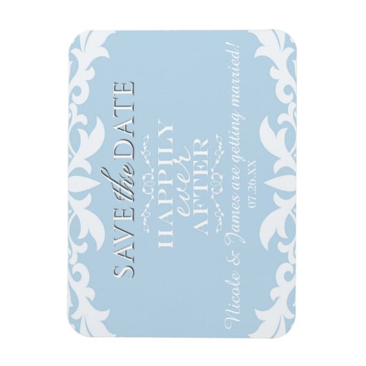 Magnet Flexible Heureusement jamais après le mariage Enregistrer l (Vertical)