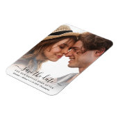 Magnet Flexible Heureux Chaque Après Photo Enregistrer La Date (Côté Gauche)