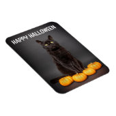 Magnet Flexible Heureux Halloween pour tous Chats Noirs avec Citro (Côté Droit)