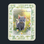 Magnet Flexible Hibiscus & dentelle BLANC<br><div class="desc">Pour moi, l'hibiscus est l'une des plus belles fleurs. Mon inspiration ici, avec cette fleur, est un romantique motif de dentelle blanche (effet graphique) et un motif de buisson d'hibiscus (dans les mêmes teintes) avec un petit contour d'or clair. Je vous propose un style floral frais, doux et romantique disponible...</div>