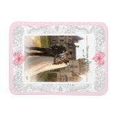 Magnet Flexible Hibiscus & dentelle PINK (Horizontal)