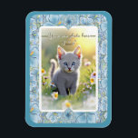 Magnet Flexible Hibiscus & dentelle TURQUOISE<br><div class="desc">Pour moi, l'hibiscus est l'une des plus belles fleurs. Mon inspiration ici, avec cette fleur, est un romantique motif de dentelle blanche (effet graphique) et un motif de buisson d'hibiscus (dans les mêmes teintes) avec un petit contour d'or clair. Je vous propose un style floral frais, doux et romantique disponible...</div>