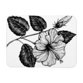 Magnet Flexible Hibiscus fleur II (Horizontal)