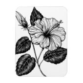 Magnet Flexible Hibiscus fleur II (Vertical)