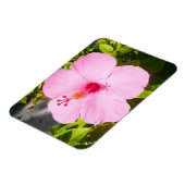 Magnet Flexible Hibiscus rose Fleur tropicale (Côté Gauche)