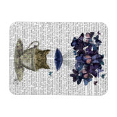 Magnet Flexible Hibou Dans La Teacup (Horizontal)