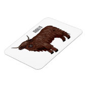 Magnet Flexible Highland cow (Côté Gauche)