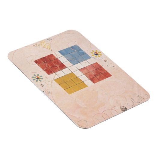 Magnet Flexible Hilma Af Klint, La Dix Plus Grande No10, Art Abstr (Côté Droit)