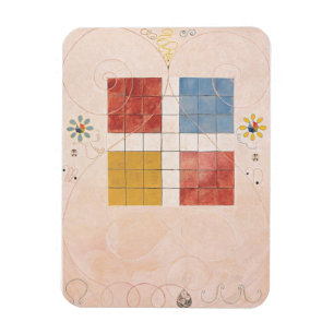 Magnet Flexible Hilma Af Klint, La Dix Plus Grande No10, Art Abstr
