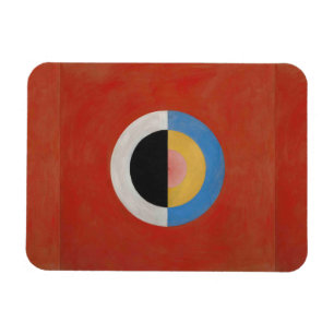 Magnet Flexible Hilma Af Klint, Le Swan No.17, Art Abstrait