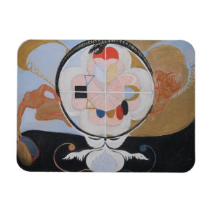 Magnet Flexible Hilma Af Klint, L'Évolution No.13, Art Abstrait