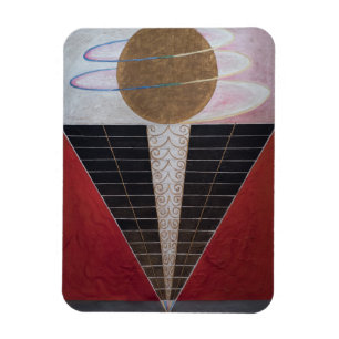 Magnet Flexible Hilma Af Klint, Retable n° 2, Art Abstrait