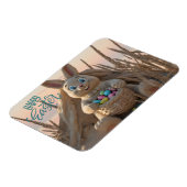 Magnet Flexible Hilton Head Island Easter Bunny Sand Sculpture (Côté Gauche)