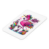 Magnet Flexible Hiphop Flamant rose (Côté Gauche)
