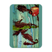 Magnet Flexible hippocampe (Vertical)