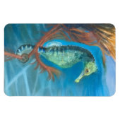 Magnet Flexible Hippocampe parmi les algues (Horizontal)