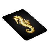 Magnet Flexible Hippocampe Polygonal Or (Côté Droit)