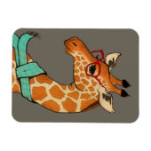 Magnet Flexible Hipster Giraffe (Horizontal)