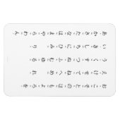 Magnet Flexible Hiragana With Romaji Learn Japanese Characters (Horizontal)