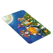 MAGNET FLEXIBLE HISS N'FITZ CHATS, TRICK OU TRAITER FUNNY HALLOWEE (Côté Droit)