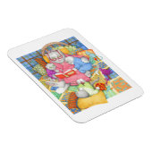 Magnet Flexible HISTOIRE DU LIT 3x4 Aimant flexible - Blanc (Côté Droit)