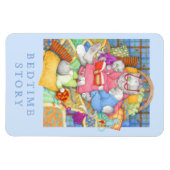 Magnet Flexible HISTOIRE DU LIT 4x6 Aimant flexible - Bleu (Horizontal)