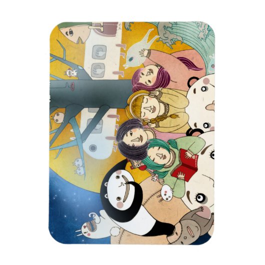 Magnet Flexible Histoire du temps de lit 2013 (Vertical)