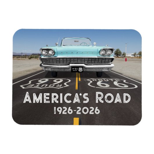 Magnet Flexible Historic Route 66 Centennial (Horizontal)