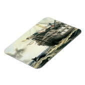 Magnet Flexible HMS Agamemnon laying the original Atlantic Cable, (Côté Gauche)