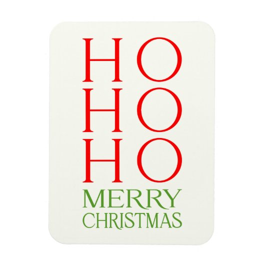 Magnet Flexible Ho Ho Ho Joyeux Noël (Vertical)