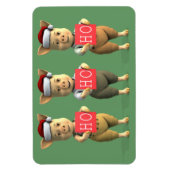 Magnet Flexible Ho Ho Ho Piglets (Vertical)