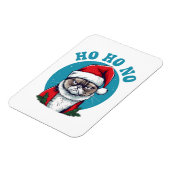 Magnet Flexible Ho ho non - drôle de chat grumpy santa (Côté Gauche)