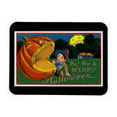 Magnet Flexible Ho ! pour une joyeuse Halloween ! (Horizontal)
