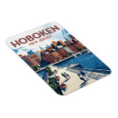 Magnet Flexible Hoboken New Jersey (Côté Droit)