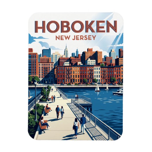 Magnet Flexible Hoboken New Jersey (Vertical)