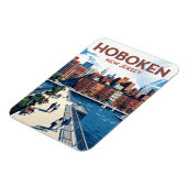 Magnet Flexible Hoboken New Jersey (Côté Gauche)